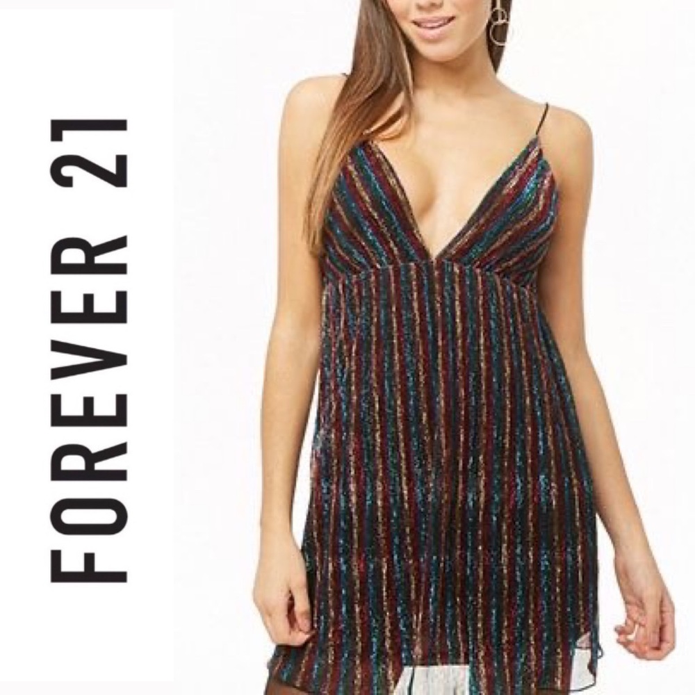 rainbow dress! 🌈 f21